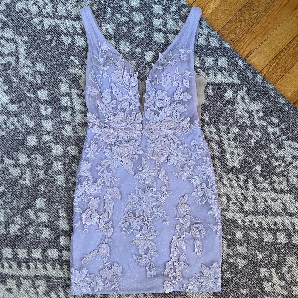 Breeze Prom Lilac Dress H2306